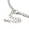 Cubic Zirconia Chain Bracelet BJEW-A132-25P-4
