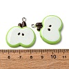 Opaque Resin Pendants RESI-I337-05P-B02-3