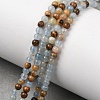 Natural Blue Calcite Beads Strands G-K427-A01-3mm-1