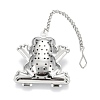 Tarnish Resistant Frog Shape Tea Infuser AJEW-P091-05P-1