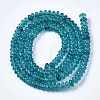 Natural Aquamarine Beads Strands G-S366-118-2