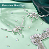 AHADERMAKER 1 Pair Flower Crystal Rhinestone Wedding Shoe Decorations FIND-GA0003-62-4