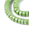 AB Color Plated Opaque Glass Beads Strands LS-GLAA-T026-3x6mm-P05-3