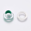 Iron Grommet Eyelet Findings IFIN-WH0023-C06-2