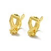 Brass Clip-on Earring Findings KK-O143-45G-2