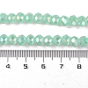 Baking Electroplate Glass Beads Strands DGLA-A039-J10mm-B07-4