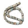 Natural Chrysocolla and Lapis Lazuli Beads Strands G-D098-D12-3