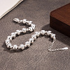 Brass Round Beaded Bracelets for Women WG861DA-01-2