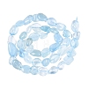 Natural Aquamarine Beads Strands G-R445-8x10-36-3