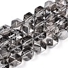 Electroplate Glass Beads Strands EGLA-T021-21J-1