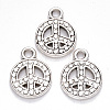 Tibetan Style Alloy Pendants TIBEP-S319-079AS-NR-2