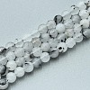 Natural Quartz Beads Strands X-G-N355-6mm-01-1