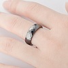 Handmade Porcelain Finger Rings for Couple WGDE624-02-2