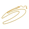 2MM Brass Rope Chain Necklaces for Women Men NJEW-G174-01G-4