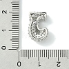 Rack Plating Brass Clear Cubic Zirconia Pendants KK-S378-01P-J-3