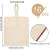Boxwood Cutting Board with Handle AJEW-WH0250-91-2