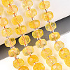 Heated Natural Citrine Beads Strands G-N327-08A-11-1