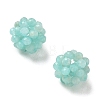Natural Amazonite Woven Beads GG-CBA2E9C-F23-01-2
