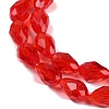 Transparent Imitation Jade Glass Beads Strands GLAA-N005-T4mm-D12-3