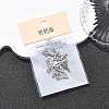 SHEGRACE Brass Micro Pave Clear Cubic Zirconia Pendants XGRQ29097-394P-Y-6