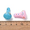 Glass Enamel Beads GL-CBA33A9-02-4