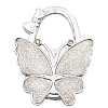 Glitter Butterfly Zinc Alloy Crystal Rhinestone Bag Hanger BAGH-F001-A09-1