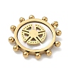 304 Stainless Steel with Synthetic Shell Pendants LS-STAS-G374-02G-2