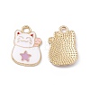 Alloy Enamel Pendants ENAM-H039-02G-A-1