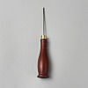 Wooden Awl Pricker Sewing Tool TOOL-WH0059-071A-1