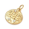 Textured 304 Stainless Steel Pendants STAS-A140-02G-2-2