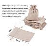 Polycotton(Polyester Cotton) Packing Pouches Drawstring Bags ABAG-T004-10x14-01-2