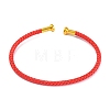 Braided Carbon Steel Wire Bracelet Making MAK-A017-B35-1