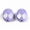 Spray Painted Acrylic Beads MACR-T037-08-3