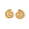 Brass Stud Earrings for Women EJEW-U015-13G-01-1