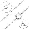 304 Stainless Steel Smooth Surface Spring Ring Clasps STAS-UN0001-02P-6