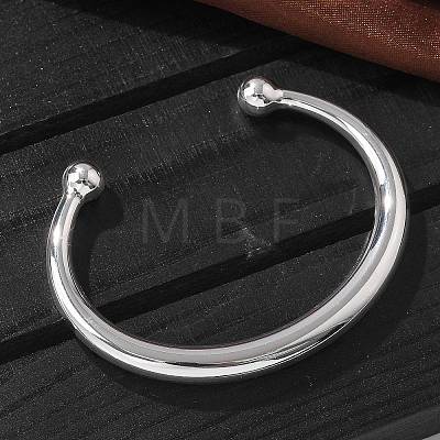 304 Stainless Steel Cuff Bangles BJEW-S161-08P-1