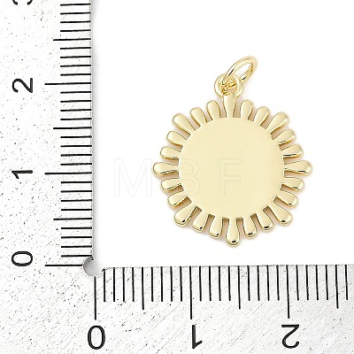 Brass Enamel Pendants KK-G522-38G-02-1