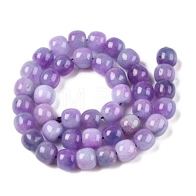 Dyed Natural White Jade Beads Strands G-T138-D17-1