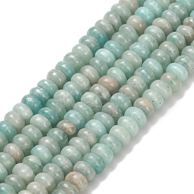 Natural Amazonite Beads Strands X-G-L635-A35-4x2mm-1