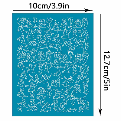 Silk Screen Printing Stencil DIY-WH0341-064-1