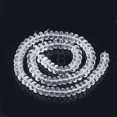 Synthetic Quartz Crystal Beads Strands G-S285-13-1