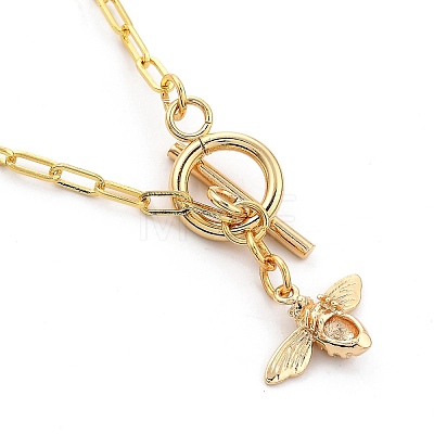 Brass Pendant Necklaces X-NJEW-JN03060-1