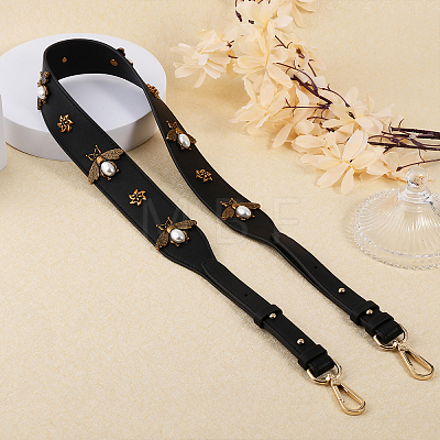 Adjustable PU Leather Purse Shoulder Straps DIY-WH0387-94B-1