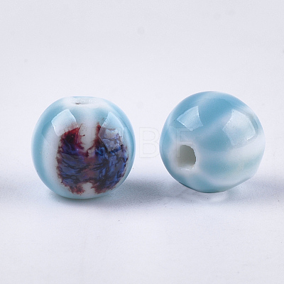 Handmade Porcelain Beads PORC-S498-24I-1