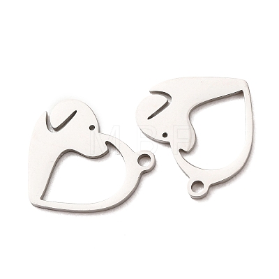 201 Stainless Steel Pendants STAS-F368-03A-P-1