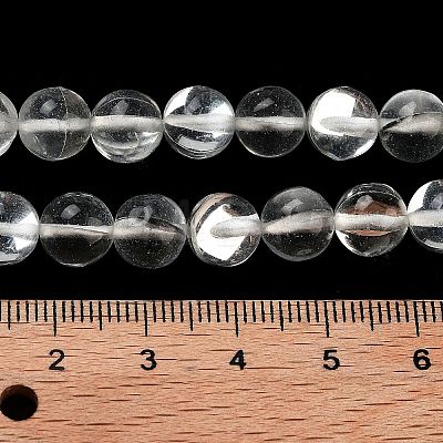 Transparent Glass Beads GLAA-B022-8mm-15-1