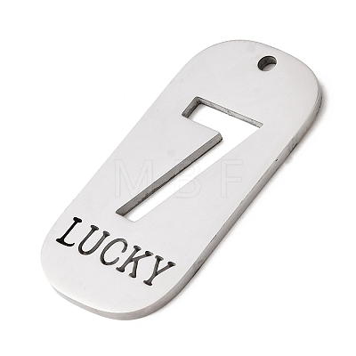 304 Stainless Steel Pendants STAS-D200-02H-P-1