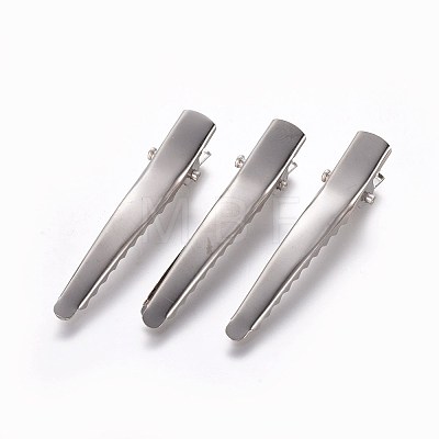 Iron Alligator Hair Clip Findings PHAR-WH0006-03P-1