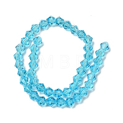 Imitation Austrian Crystal 5301 Bicone Beads GLAA-S026-6mm-M-1