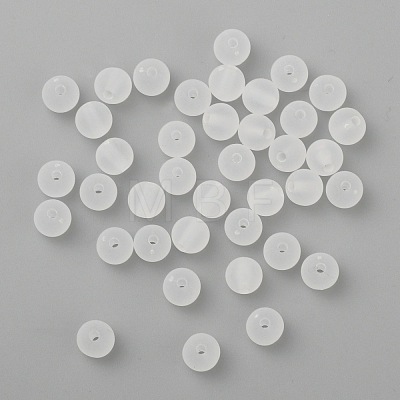 Transparent Acrylic Ball Beads FACR-R021-6mm-16-1